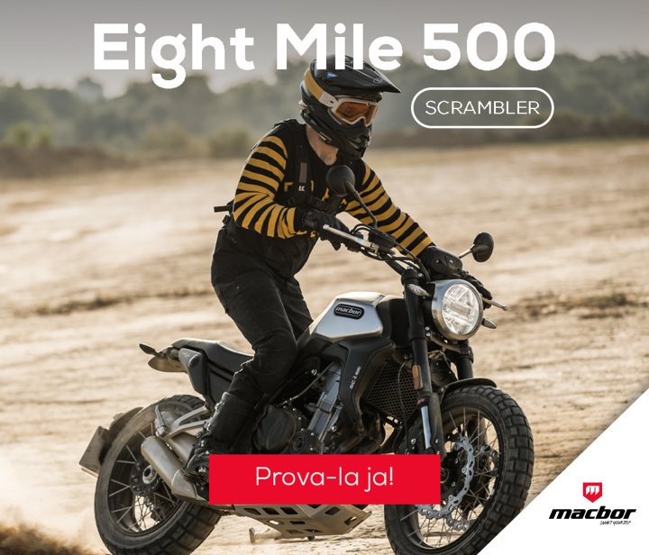 Promoció Macbor test ride SCR Eight Mile 500