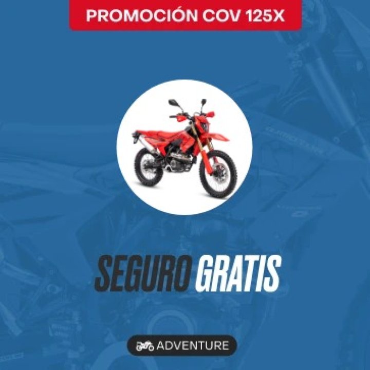 Promoción lanzamiento COV 125X