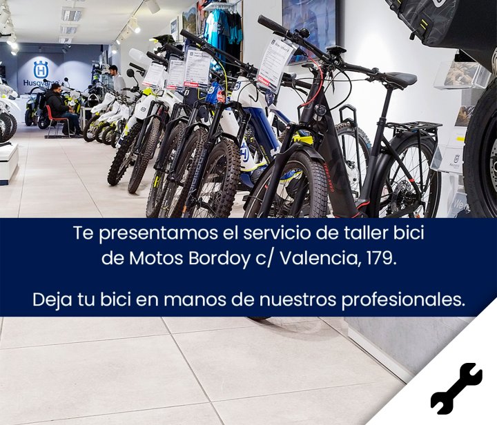 Promoción Servicio taller bicis Valencia