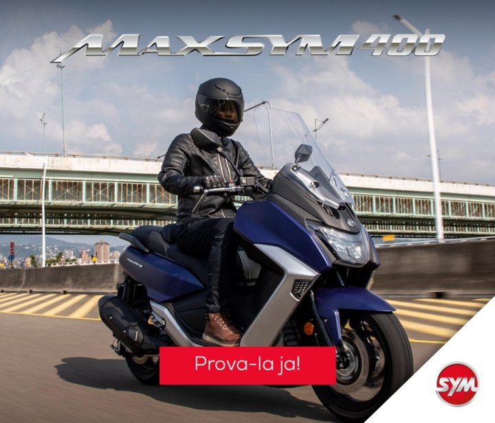 Promoció SYM test ride Maxsym 400